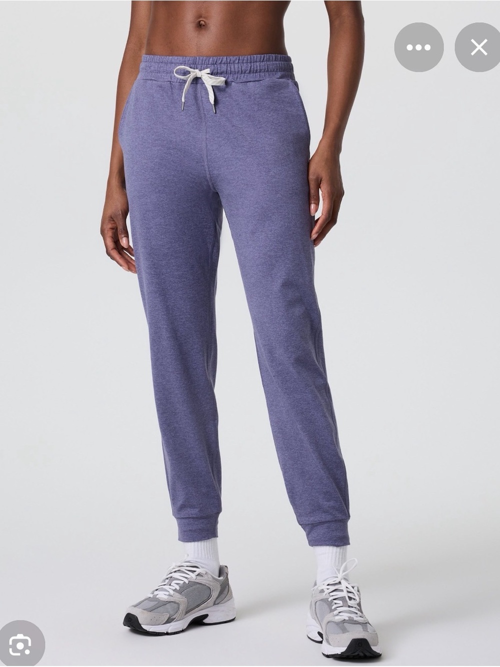 Vuori Heather Lavender Drawstring Joggers